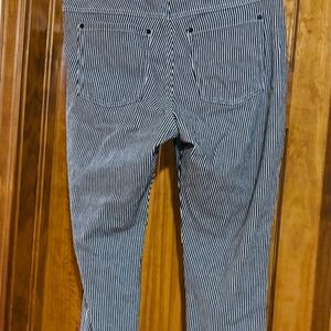 Elegant Striped Straight Leg Pants